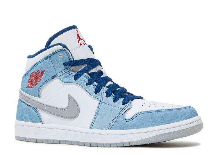 Air jordan Sport 1 Mid French Blue Fire Red (2022)
