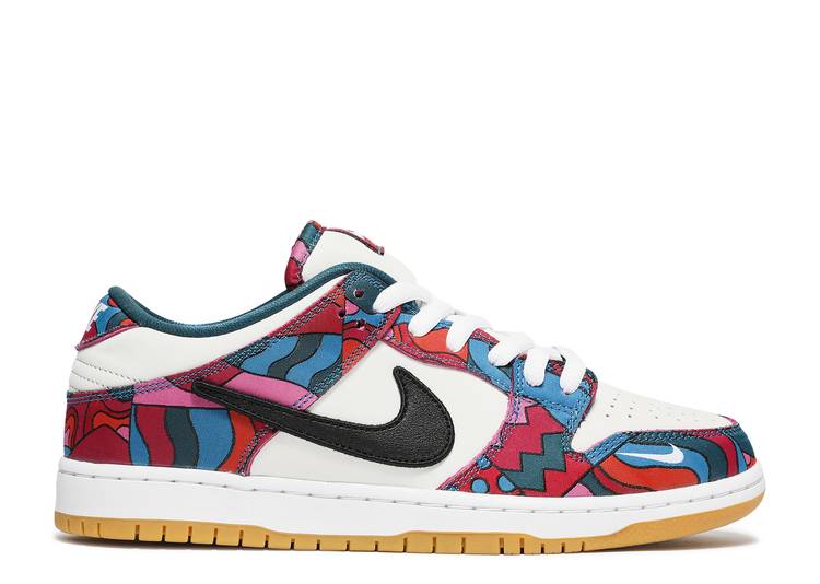 nike 7inch x Parra Dunk Low SB Pro Abstract Art (2021)